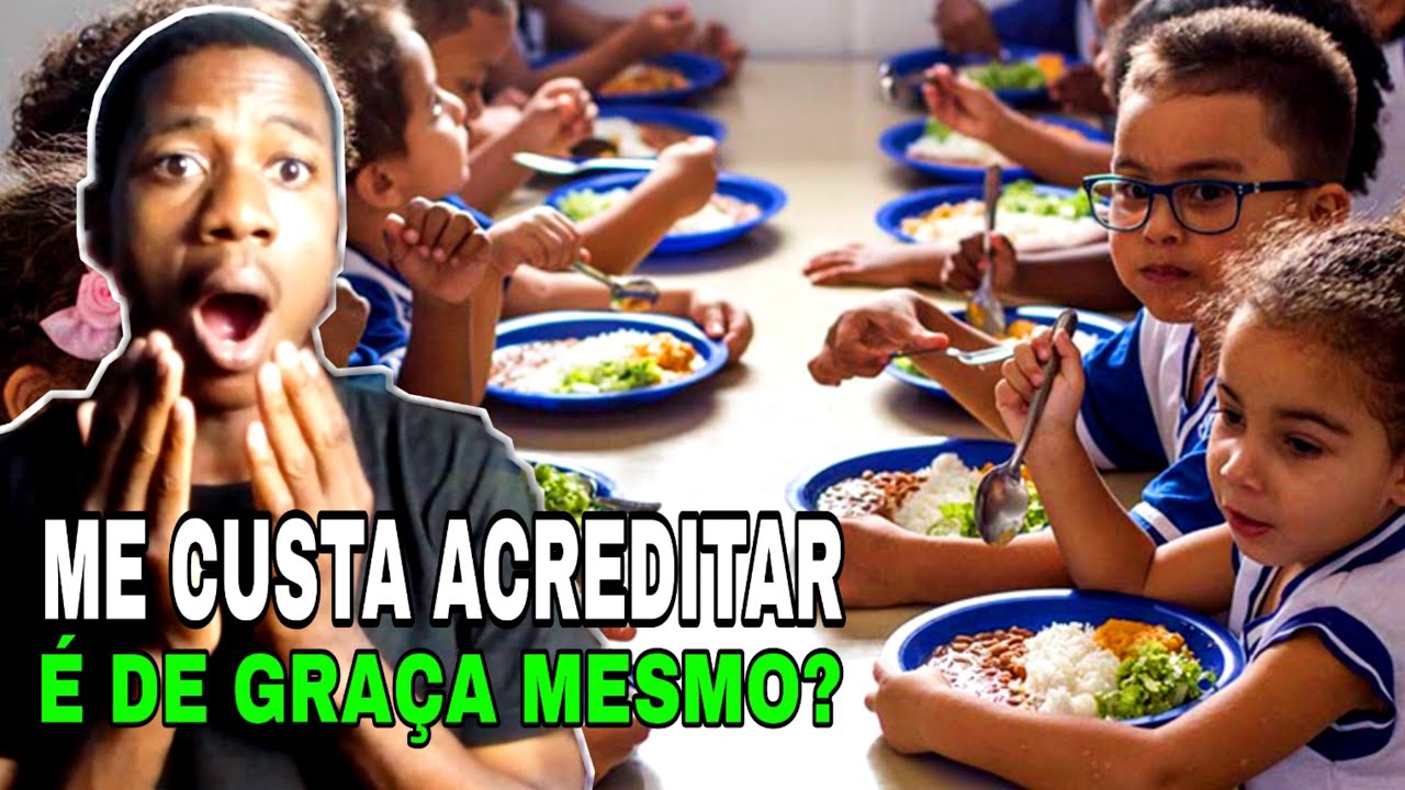 Como assim Escolas Brasileiras oferecem Merendas aos alunos?
