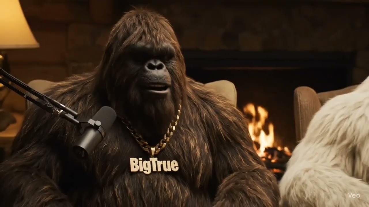 Bigfoot and Fred the yeti podcast "Liver King & Joe Rogan"
