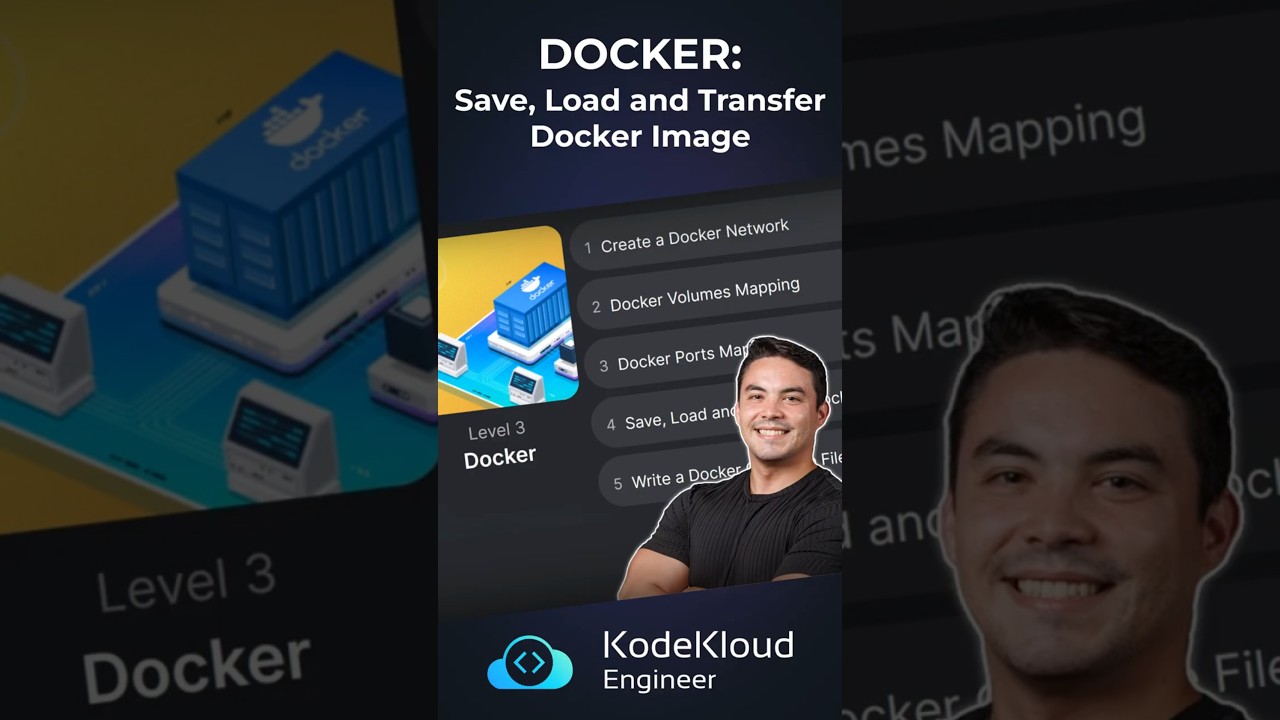 Saving, Loading & Transferring Docker Images | Docker Tutorial | Docker Series #14