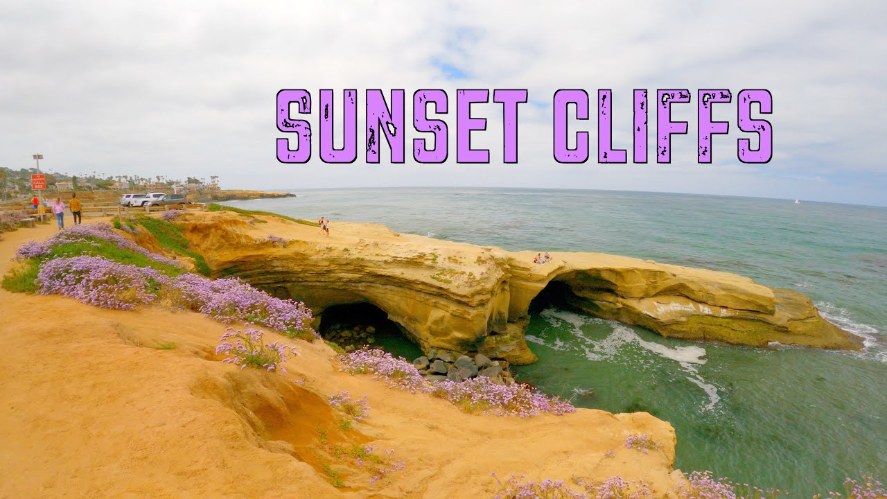 Sunset Cliffs Natural Park (2023) - San Diego - California - USA - Walking - Tour - 4k