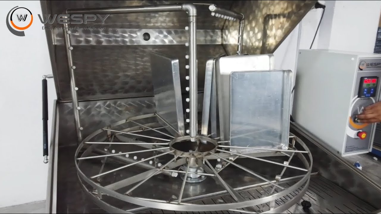 (TY-1250 - 1500) Baklava Tepsi Yıkama Makinesi/ Wespy Makine