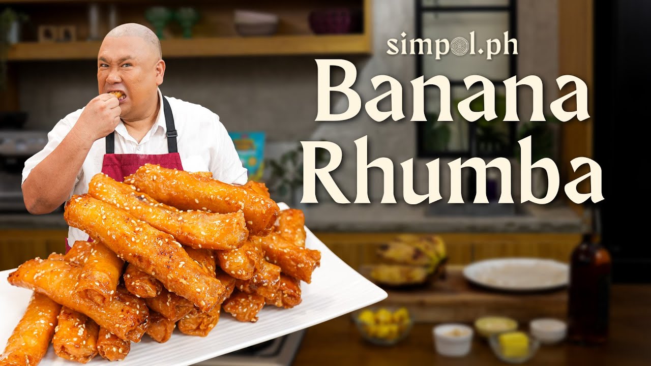 Banana Rhumba Recipe | Chef Tatung's Turon with Rum Caramel Glaze