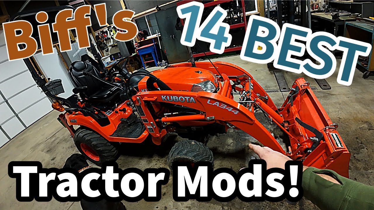 14 Best Mods / Upgrades For A Sub Compact Tractor!