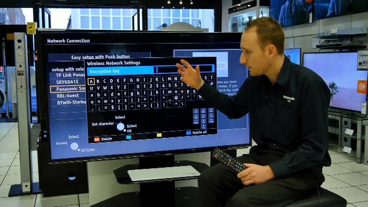Руководство по настройке Panasonic Viera Wi-Fi