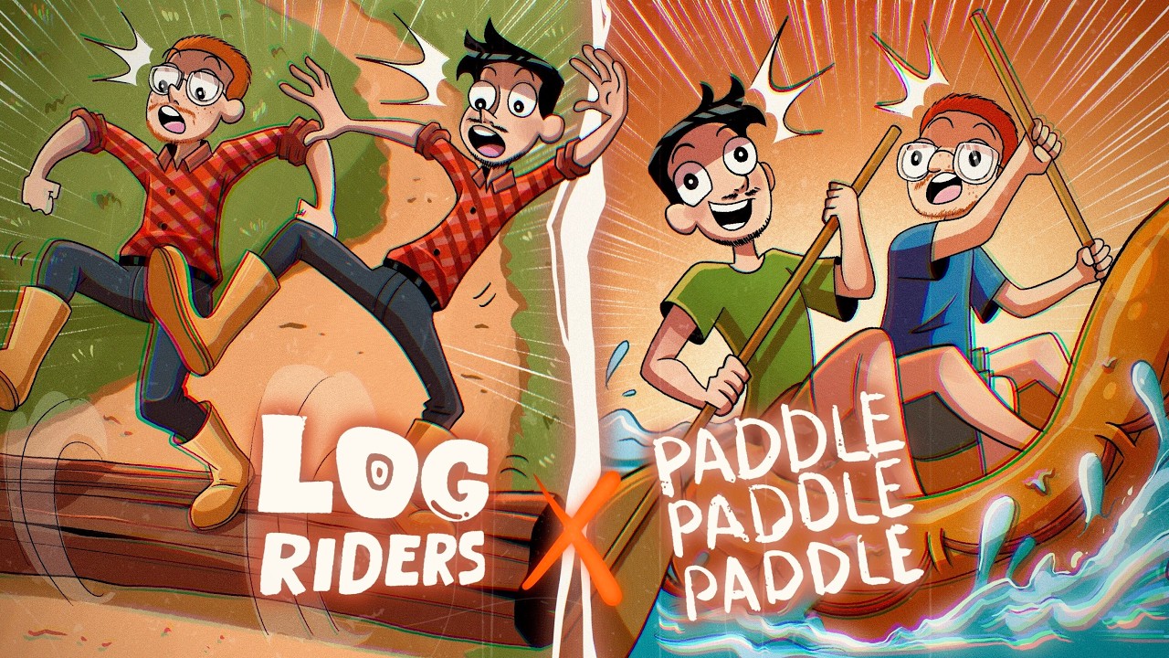 A prova definitiva de que temos QI NEGATIVO - [LOG RIDERS / PADDLE PADDLE PADDLE]