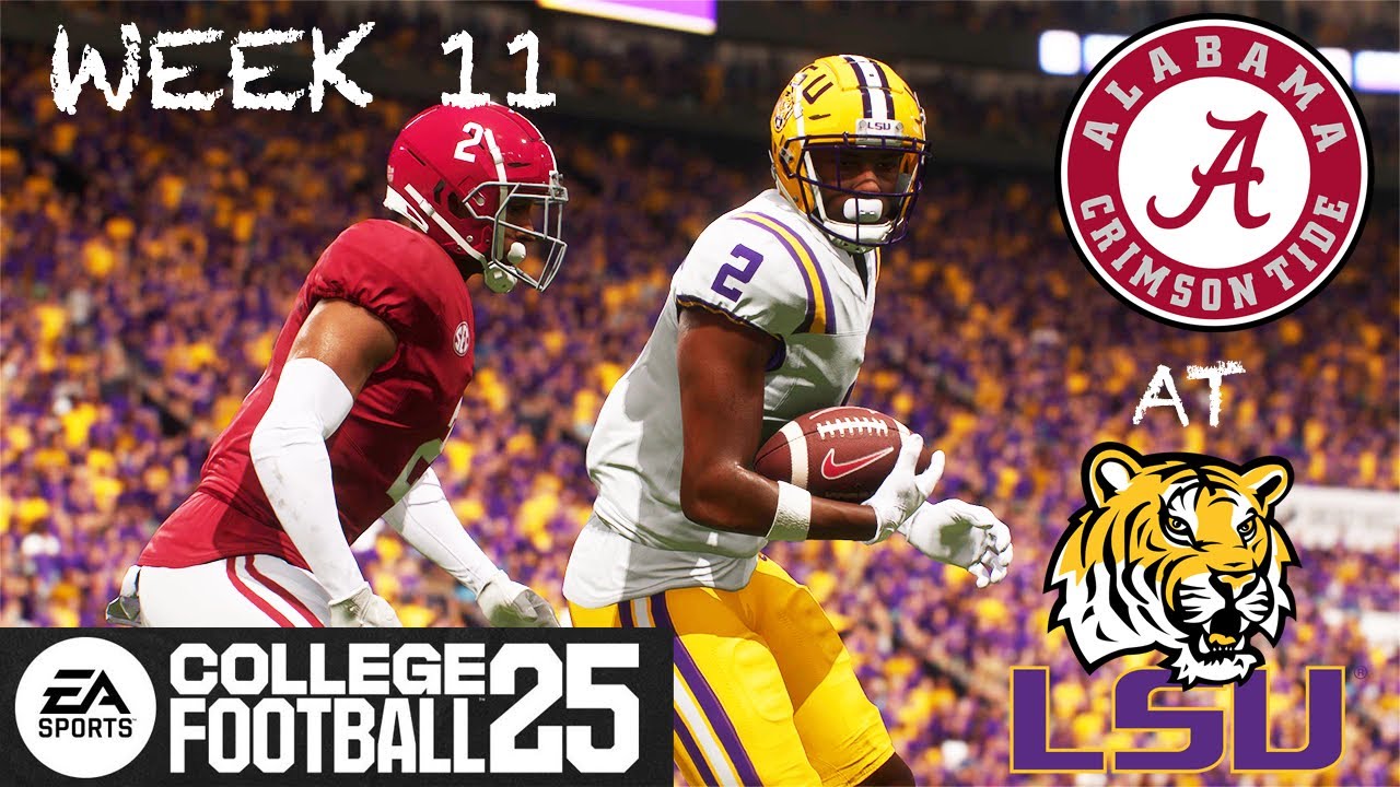 CFB 25 Week 11 | #3 LSU (8-0) vs. # 15 Alabama (5-3)