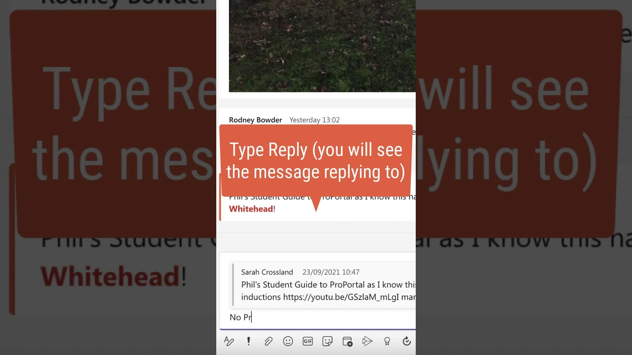 Reply To Messages Desktop Teams