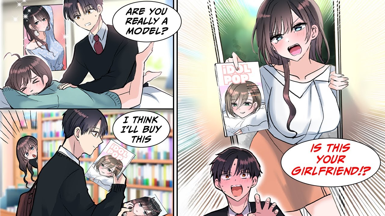 [Manga Dub] My childhood friend is a model... One day she saw me buying a magazine with her friend..