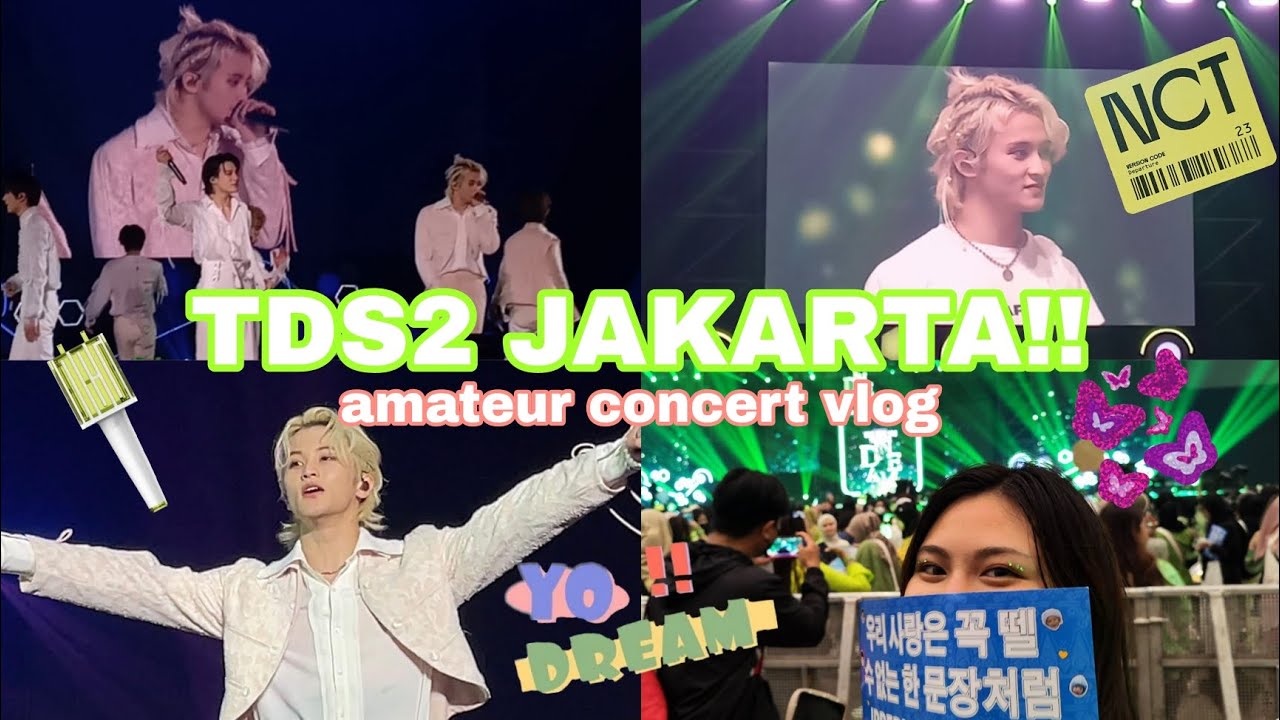 ✨️Amateur Concert Vlog: THE DREAM SHOW 2 JAKARTA DAY 2! NCT DREAM 💚💙🥳