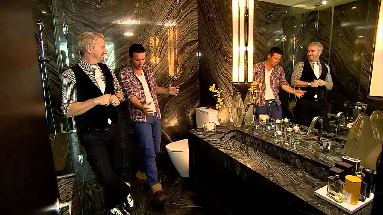 A peek inside Colin and Justin's bathroom