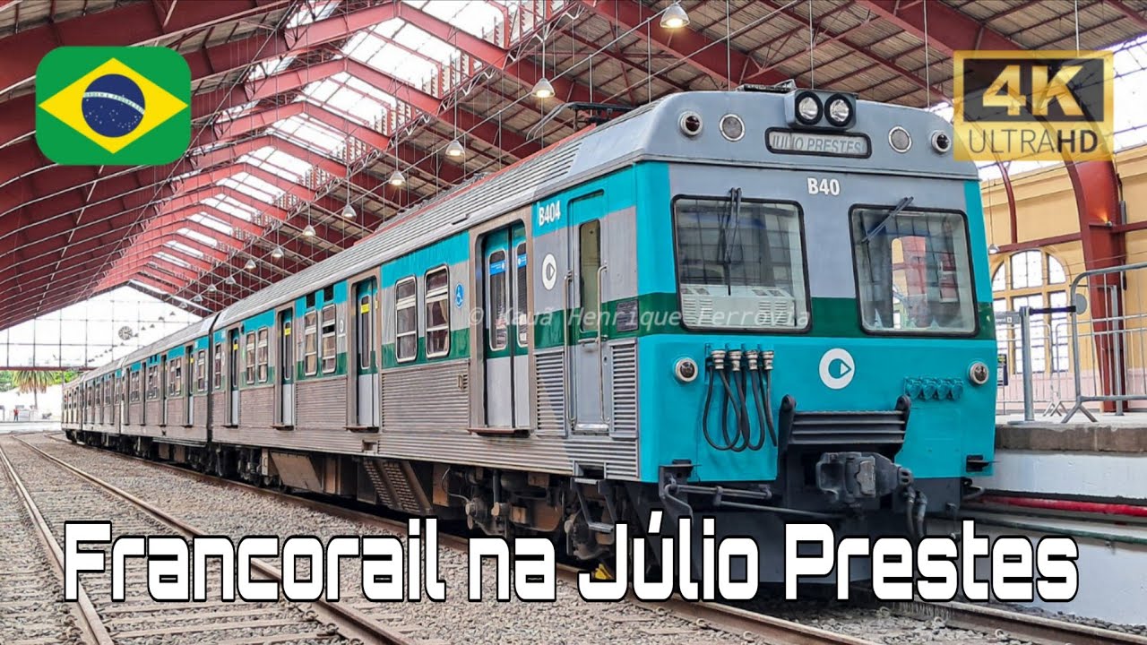 Fepasão em Júlio Prestes - Trem B40 exposto na Estação Júlio Prestes 