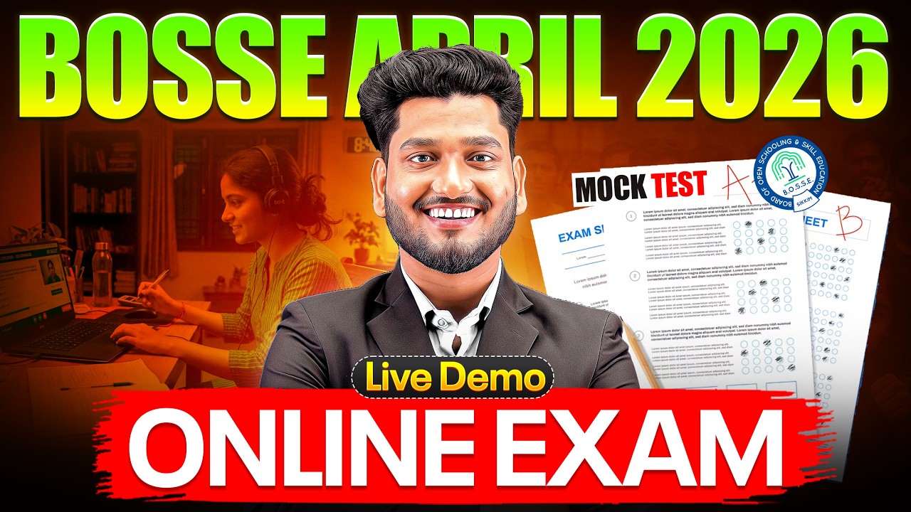 BOSSE April 2026 Online Exam 😱 Live Demo Complete Process