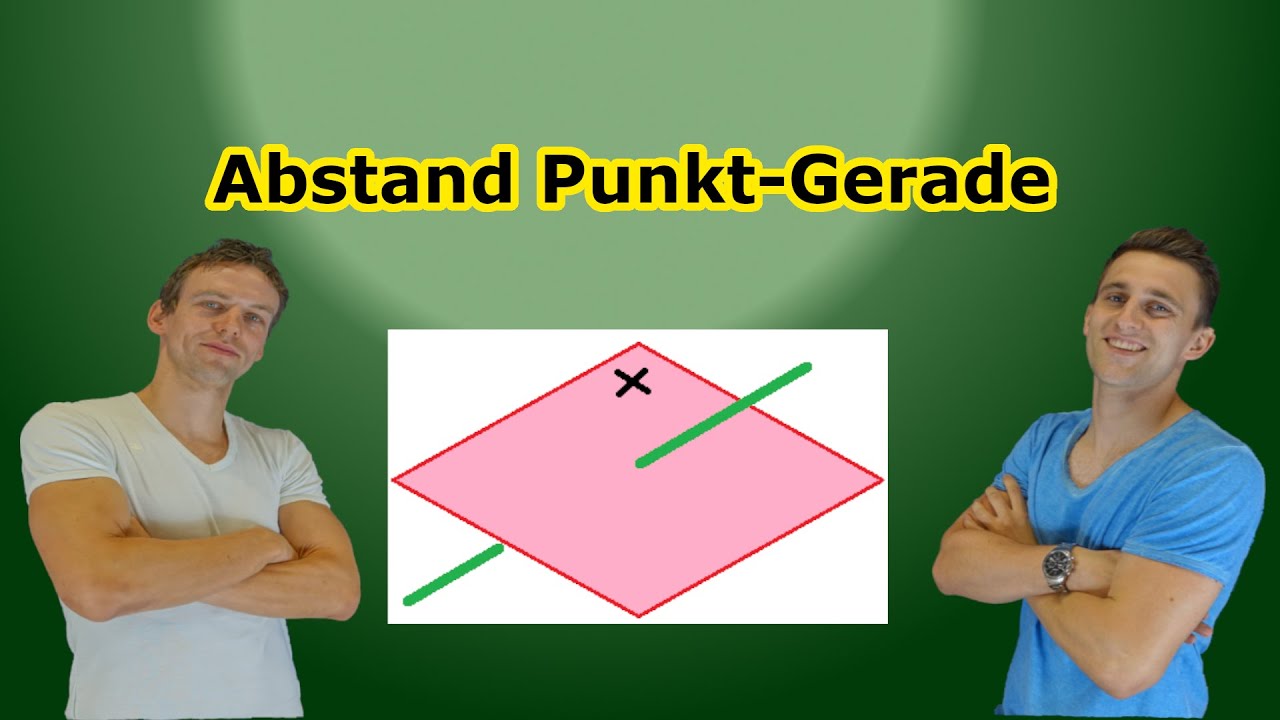 Abstand Punkt-Gerade, mit Aufgabe + Lösung  || Mathe leicht gemacht