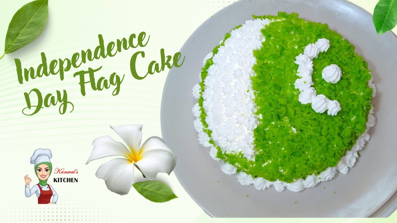 🇵🇰 Independence Day Flag Cake - No Oven, No Fondant! | Chef Kanwal's Kitchen