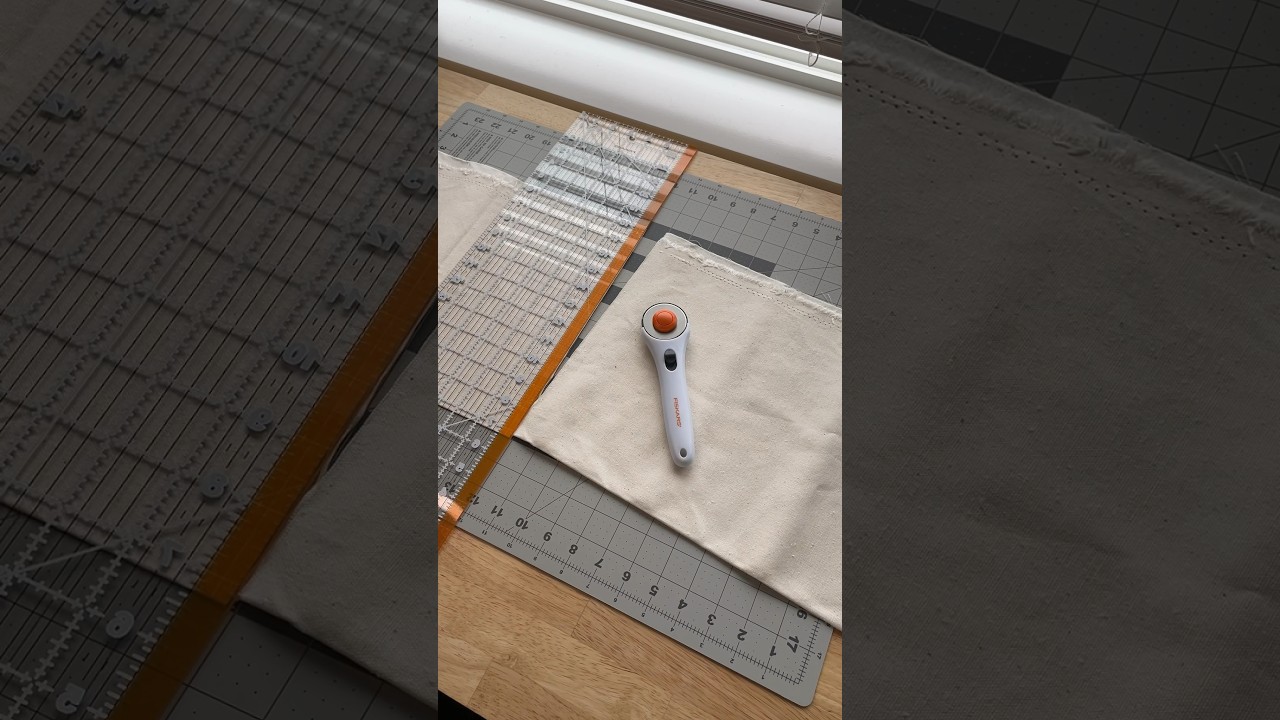 Fiskars Rotary cutter for fabric #fiskars #cuttingmat #sewingtricks