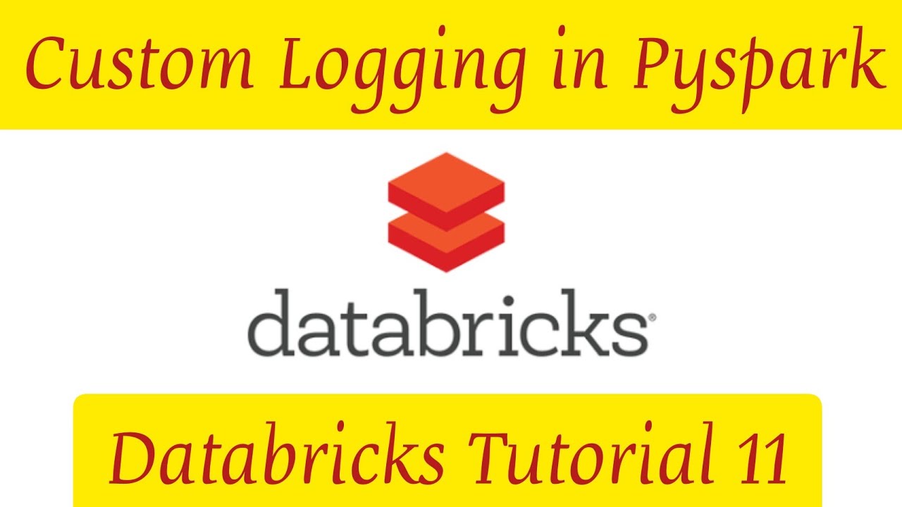Databricks Tutorial 11 : Custom Logging in Databricks pyspark, pyspark custom logging, #databricks