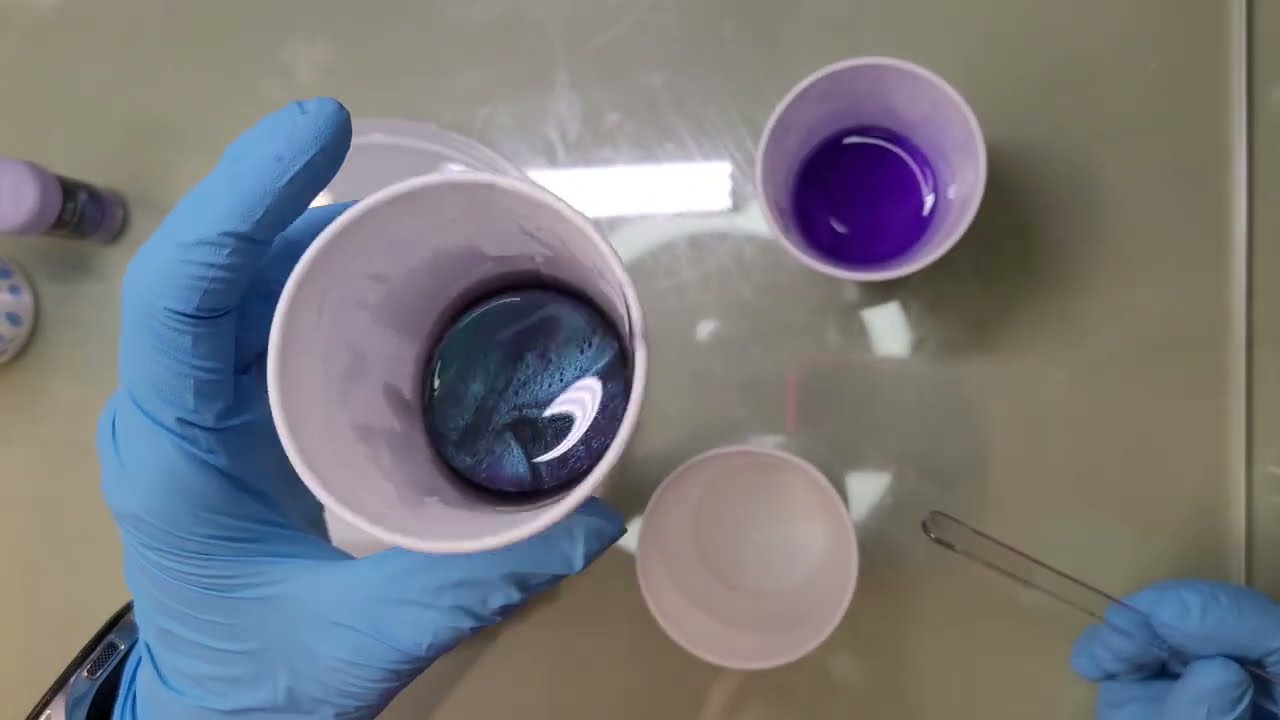 134|Chameleon/Mica Powder-Dirty Pour Bloom-Did it work? #resin