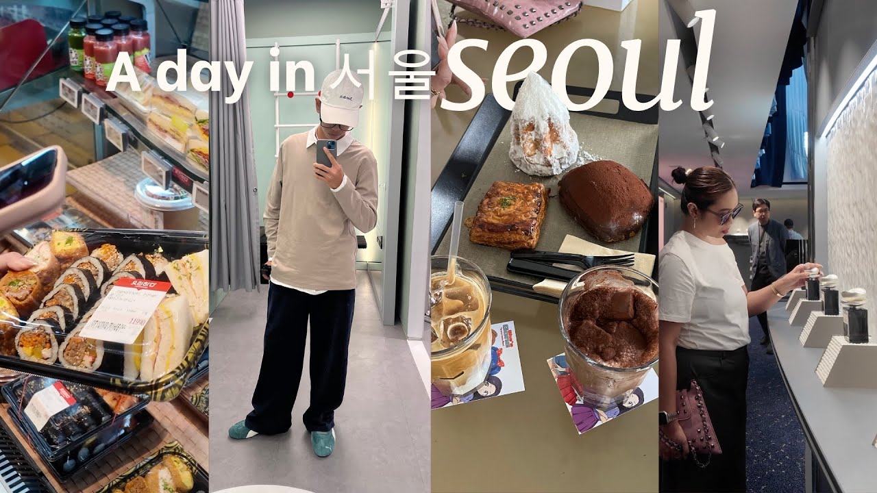 seoul vlog 🇰🇷 | shopping, coffee, eating in seongsu; lotte world mall, grocery
