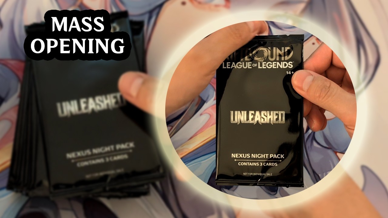 Opening ALL my UNLEASHED Nexus Night PROMO Packs - Riftbound TCG