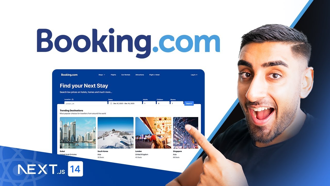 🔴 Let’s build a Hotel Booking App with NEXT.JS 14! (Scrape Data w/Oxylabs, Shadcn, Tailwind CSS, TS)
