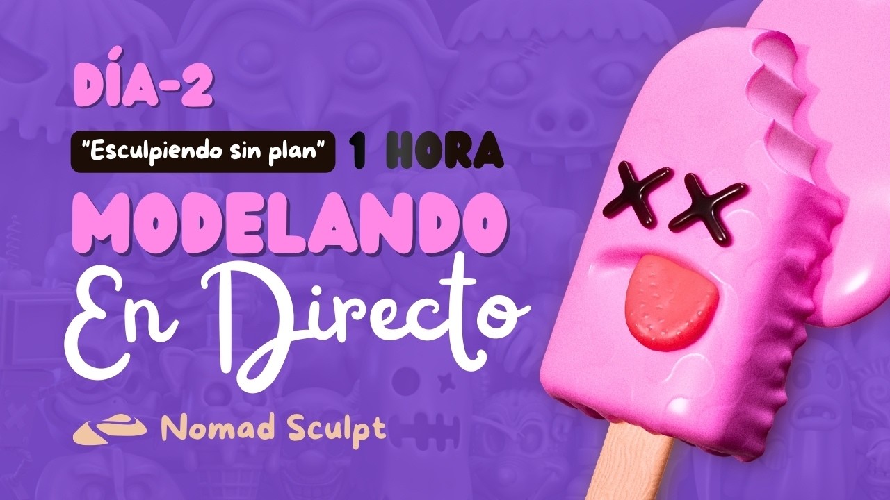 1 Hora Modelando en Nomad Sculpt | Día 02 #nomadsculpt #modelado3d #esculturadigital