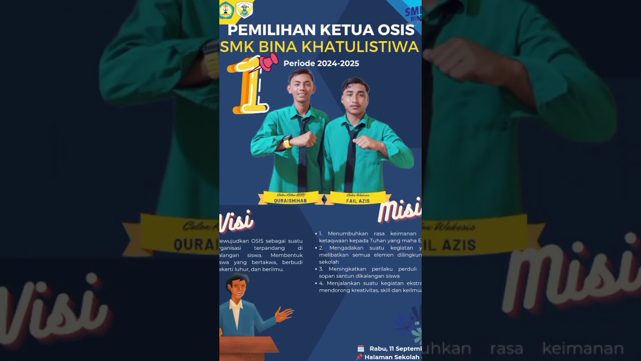 🗓️ Rabu, 11 September 2024 Di halaman sekolah YPAM✨✨✨ #SMKHebatSMKBisa #osis2024