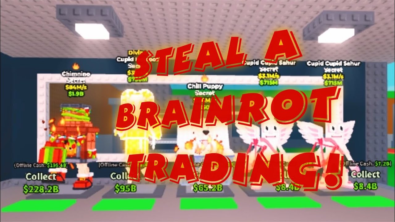 STEAL A BRAINROT TRADING LIVE!!!🔴