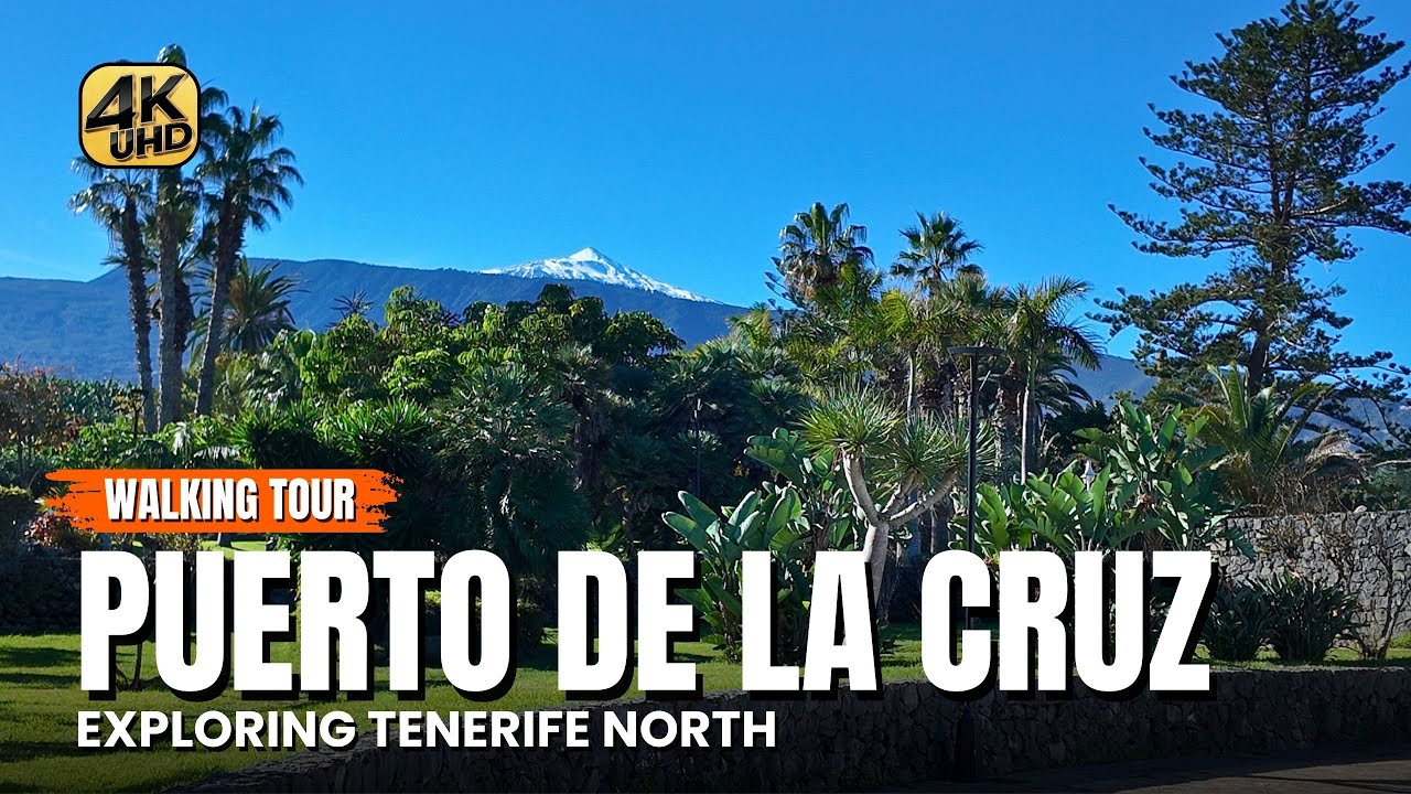 Punta Brava, Tenerife 🇮🇨 Winter Morning Walk in Puerto de la Cruz | 4K Tour
