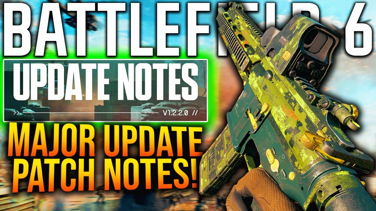 BATTLEFIELD 6 New MAJOR UPDATE PATCH NOTES! (NETCODE UPDATES, Audio Changes, & More)