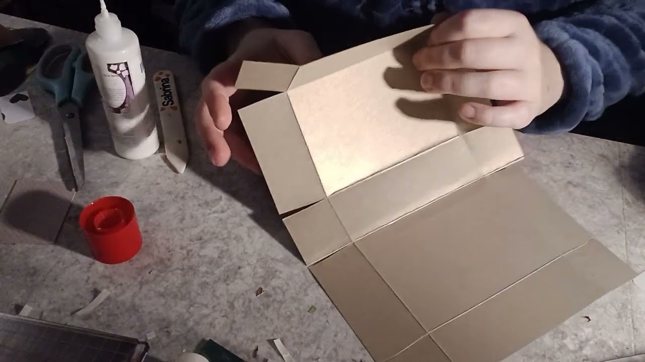 Schleifenbox ganz einfach aus 1 A4 Bogen 