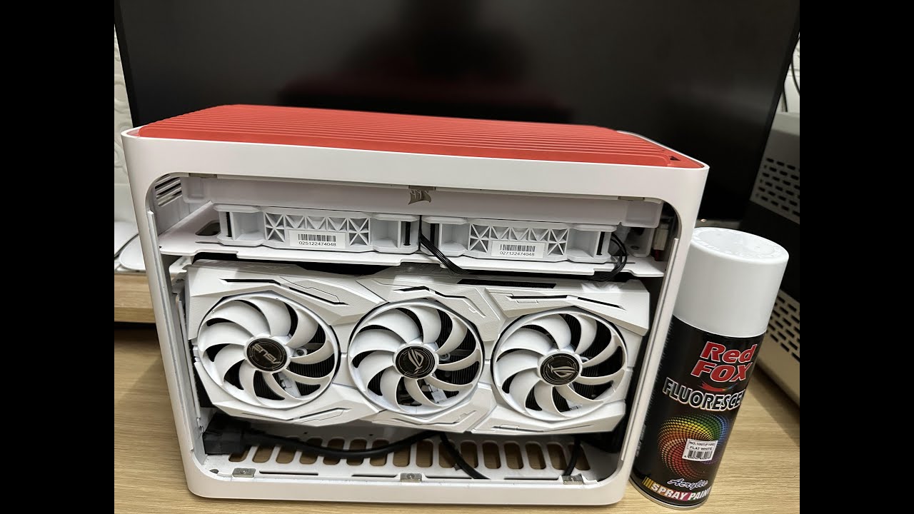 How to Transform Your GPU White with Spray Paint - Sơn trắng GPU RX5600XT Rog Strix