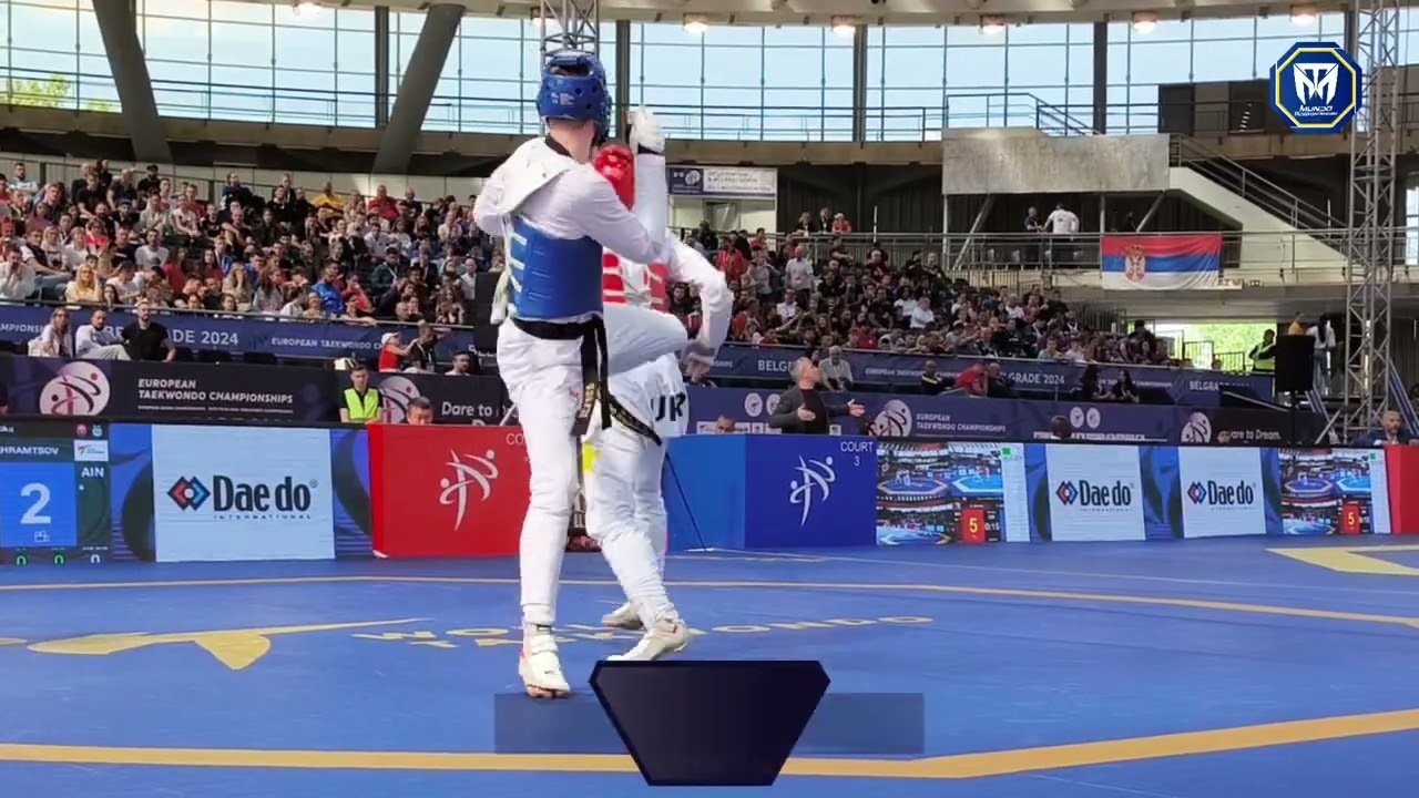 European Championships🇷🇸 Match (UKR)  Kostiantyn Kostenevych 🔴 Vs. (AIN) 🔵 Maksim Khramtsov