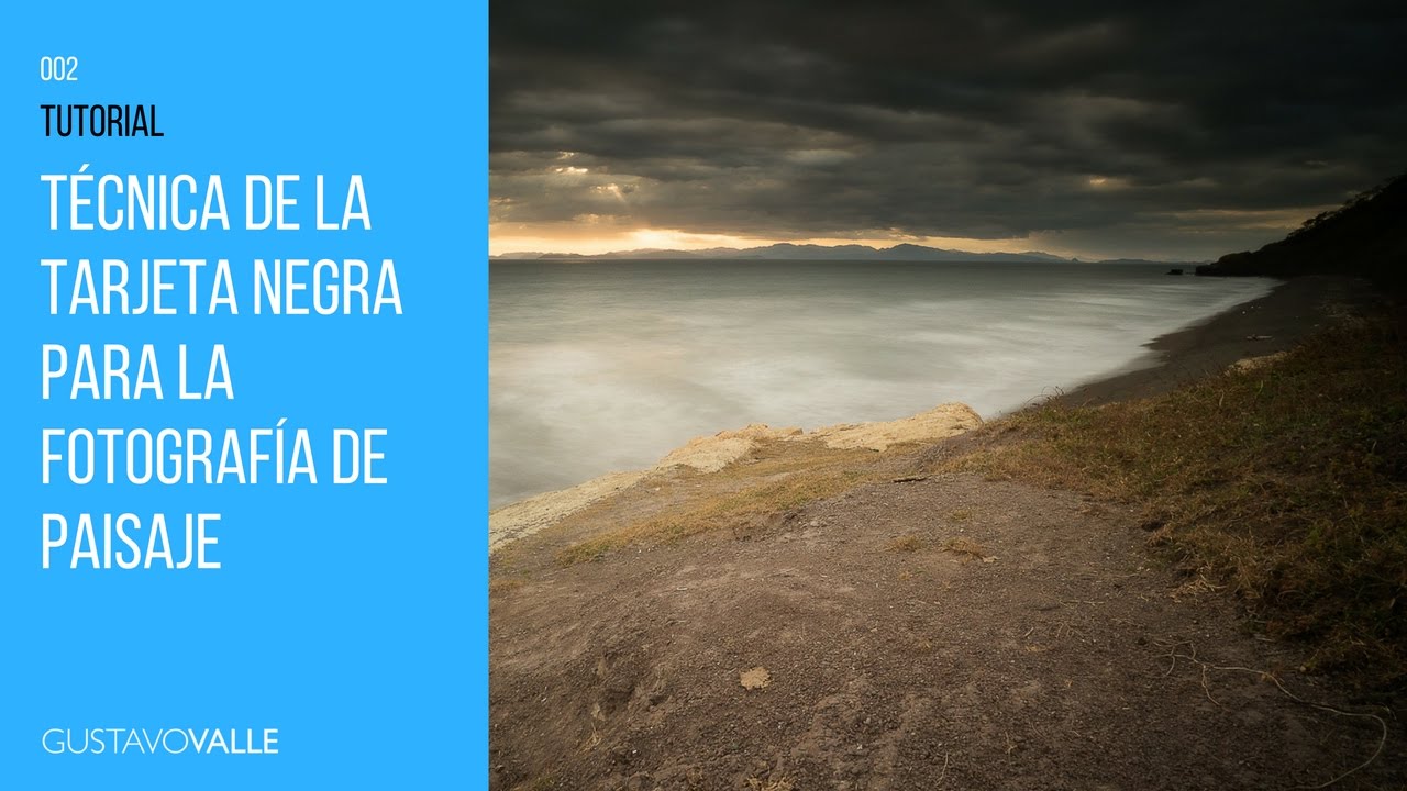 Técnica de la tarjeta negra para la fotografía de paisaje