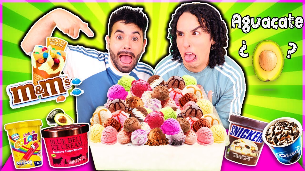 Mezclamos todos los HELADOS del Super Mercado 🍦DELICIOSO