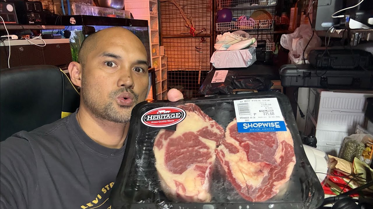 rib eye steak luto kain