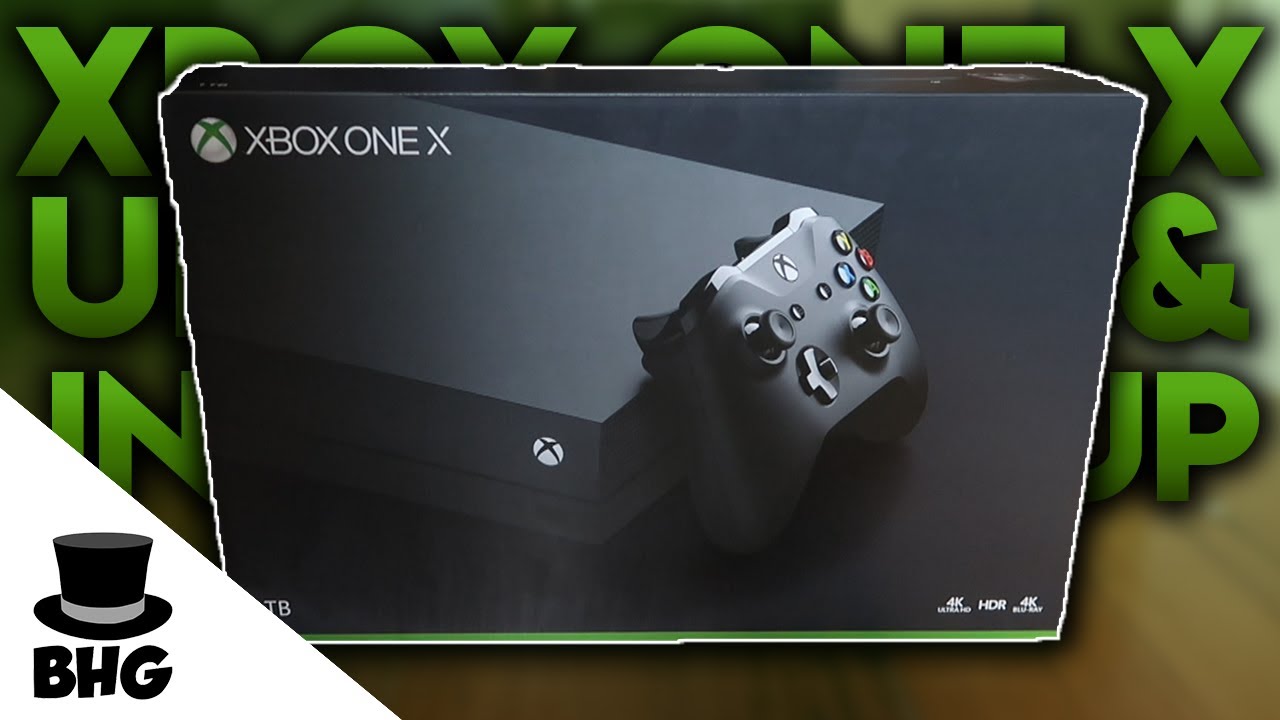 Xbox One X | Unboxing and Initial Setup