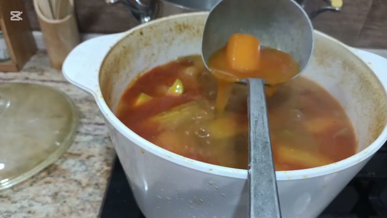كسكس بالخرشوف مرقة حمراء 🇩🇿