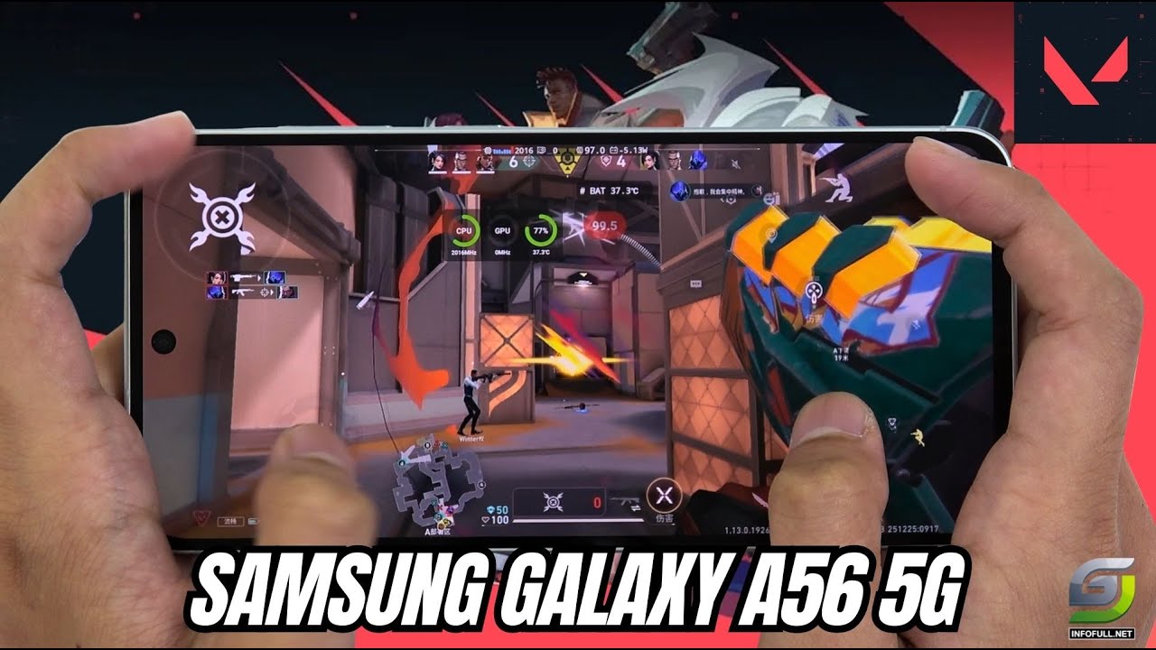 Samsung Galaxy A56 5G Test Game VALORANT Mobile | FPS & Graphics | Exynos 1580