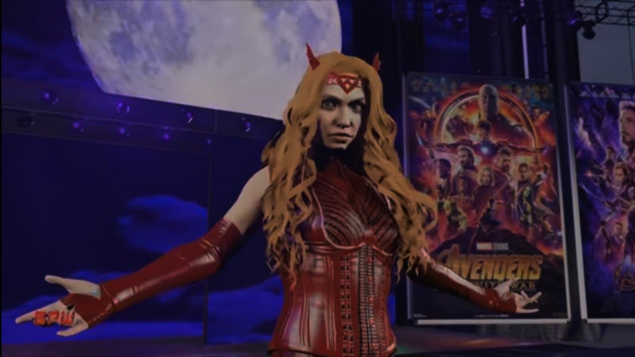 Scarlet Witch VS Black Widow - Super Powered Wrestling