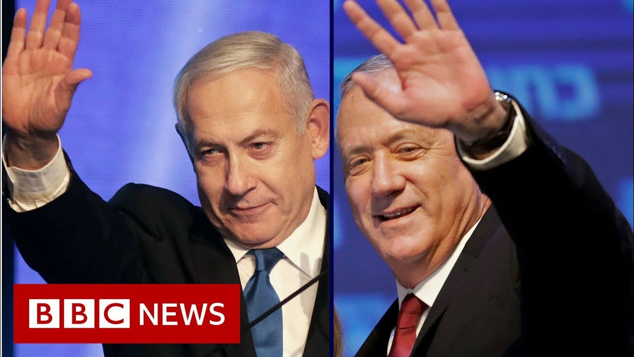 Israel election: Netanyahu and rival headed for deadlock - BBC News