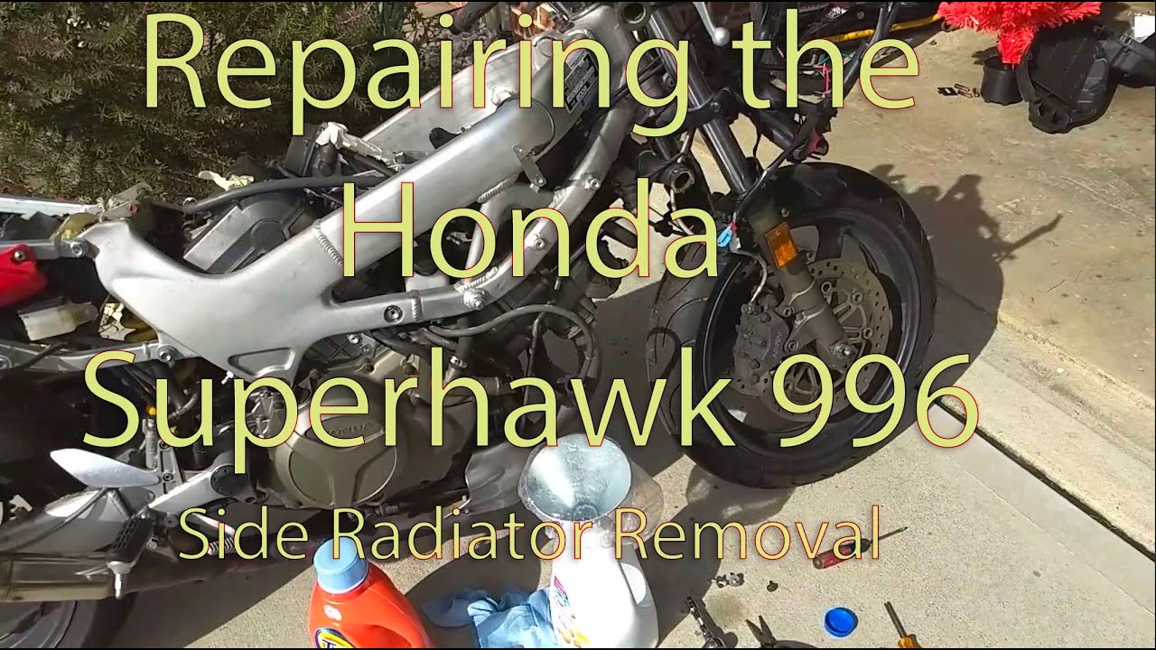Honda SuperHawk 996 (VTR 1000) Radiators, Radiators everywhere!