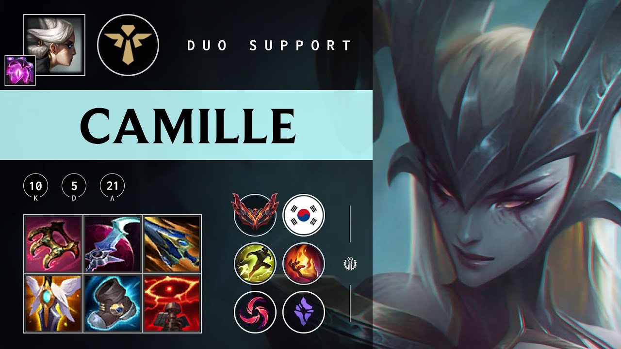 Camille Support vs Alistar - KR Grandmaster Patch 25.22