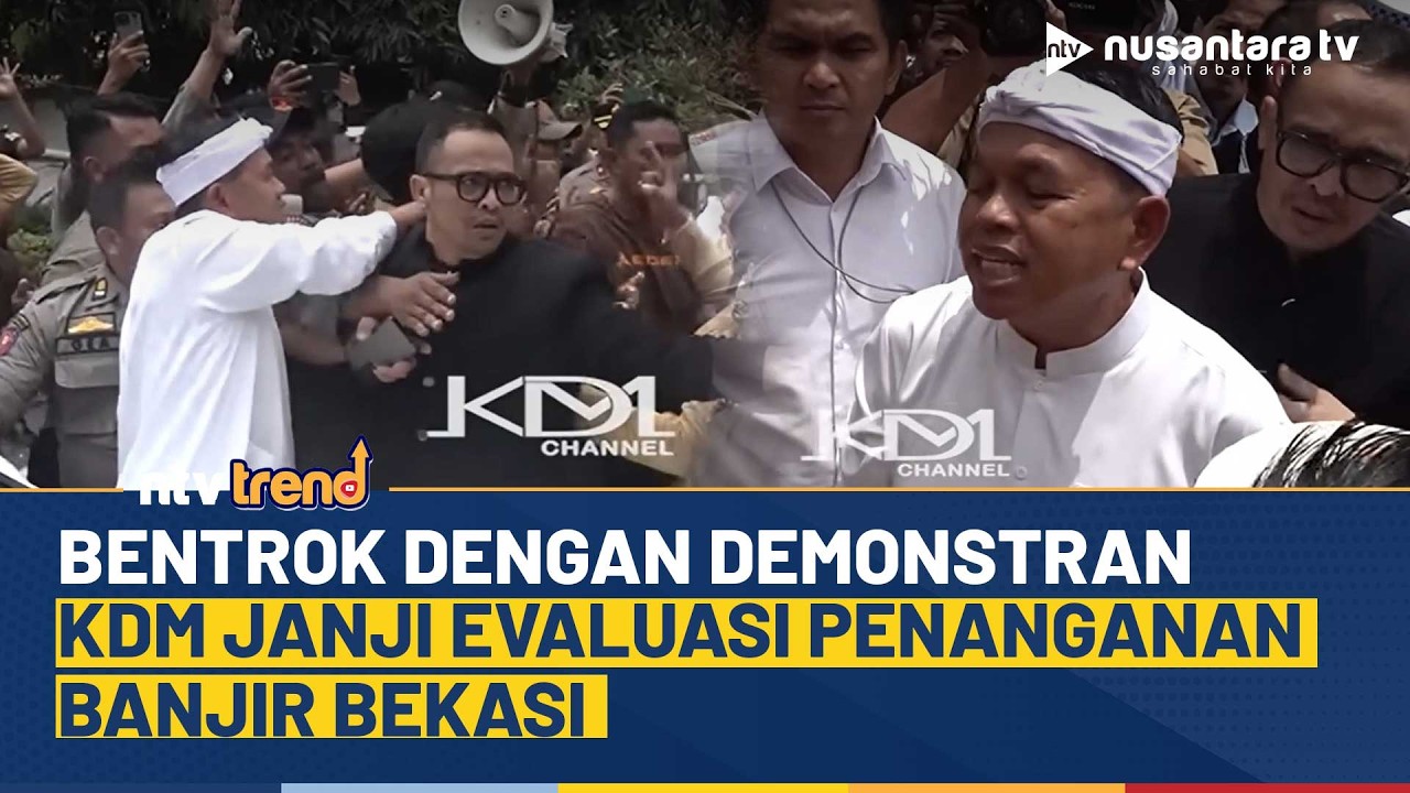 Tegang! KDM Hampir Bentrok dengan Demonstran, Janji Evaluasi Program Penanganan Banjir Bekasi | NTV