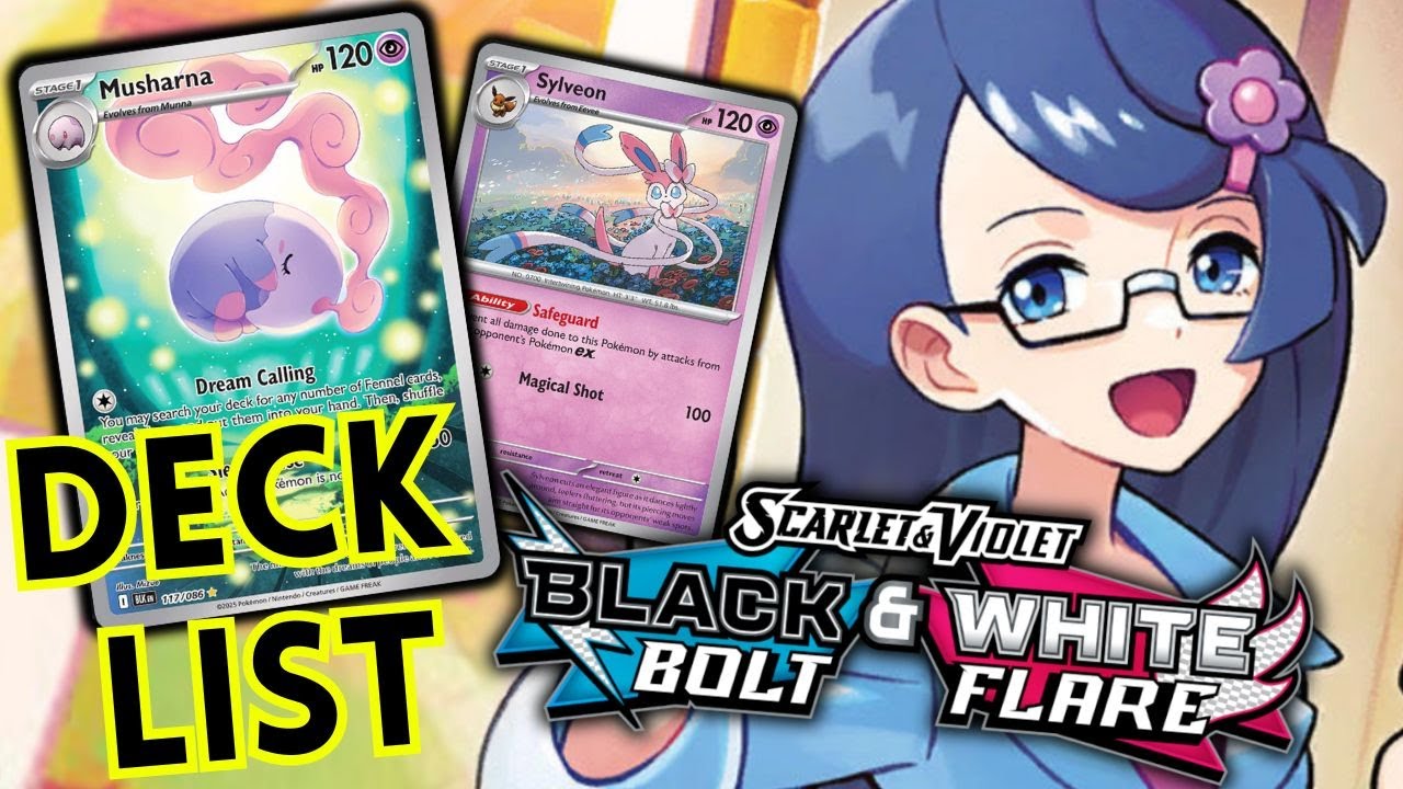 Anti Meta Musharna Decklist! Pokemon TCGL List! Updated for Black Bolt and White Flare!