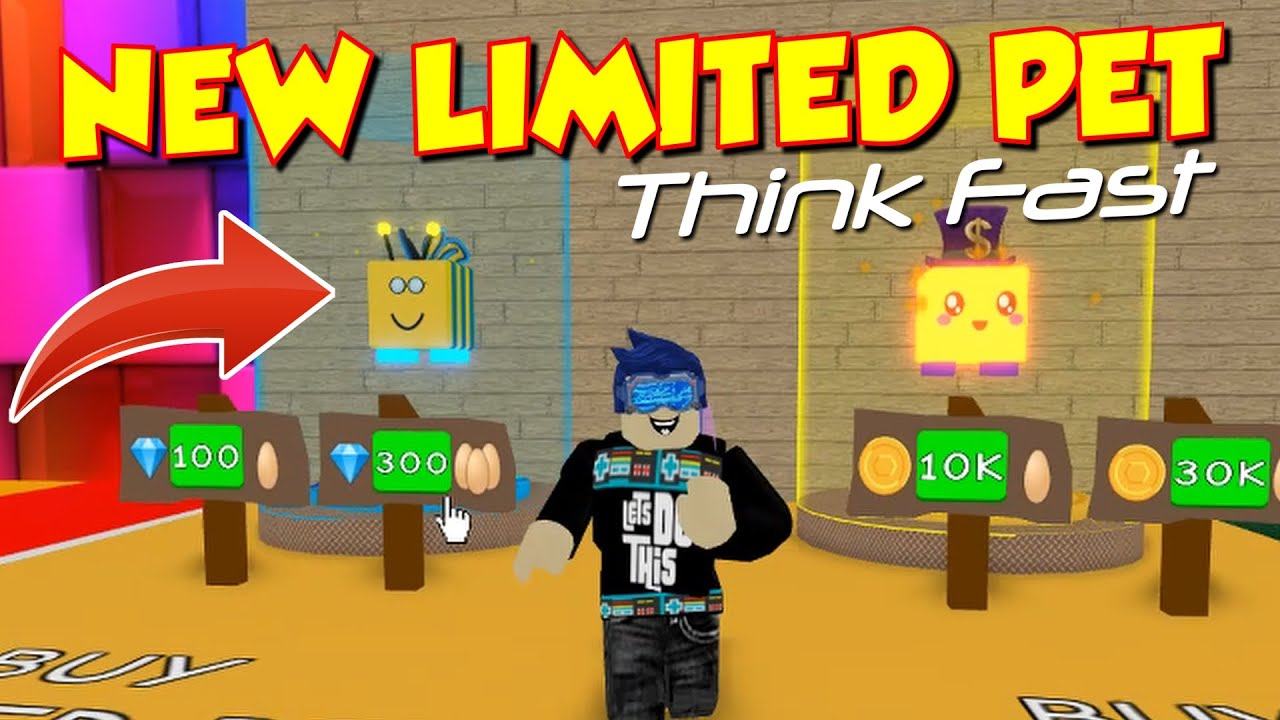 Think Fast Update - New LIMITED Speed Pet (Hoops the Bee)