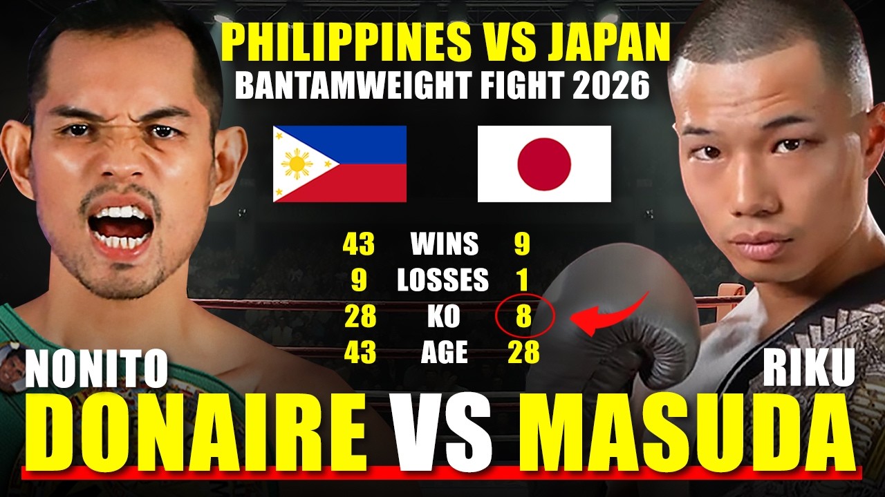 NONITO DONAIRE JR. vs RIKU MASUDA | 2026 BR*TAL KO | Bantamweight Fight | Philippines vs Japan