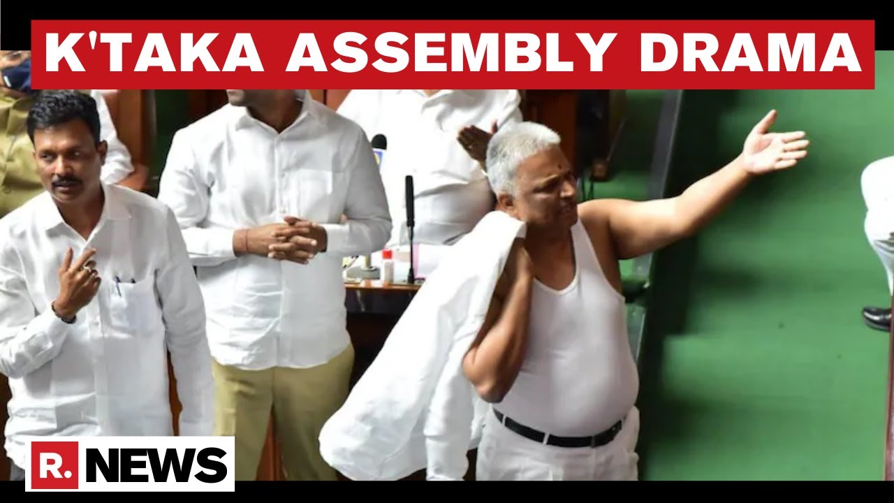 Cong MLA Gets 1-Week Suspension For Removing Shirt In Karnataka Assembly; Party Cries Foul