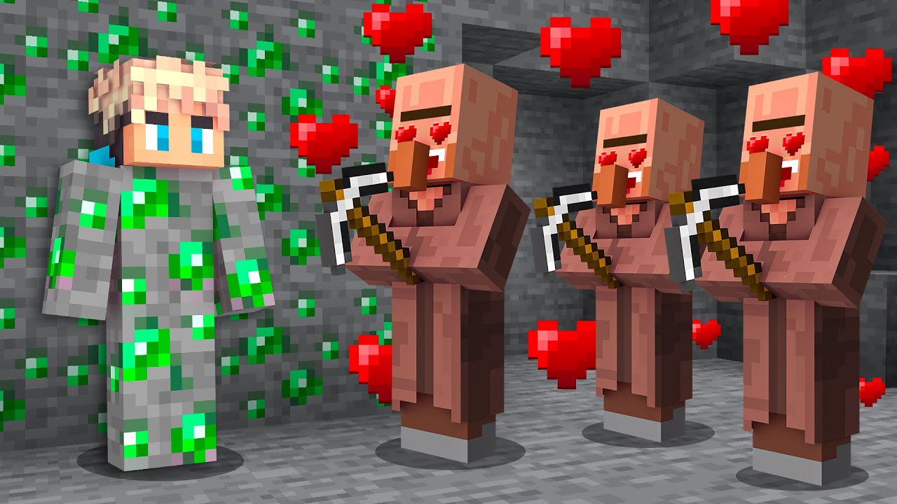 Ich VERWANDLE MICH zum SMARAGD, um VILLAGER ZU PRANKEN!