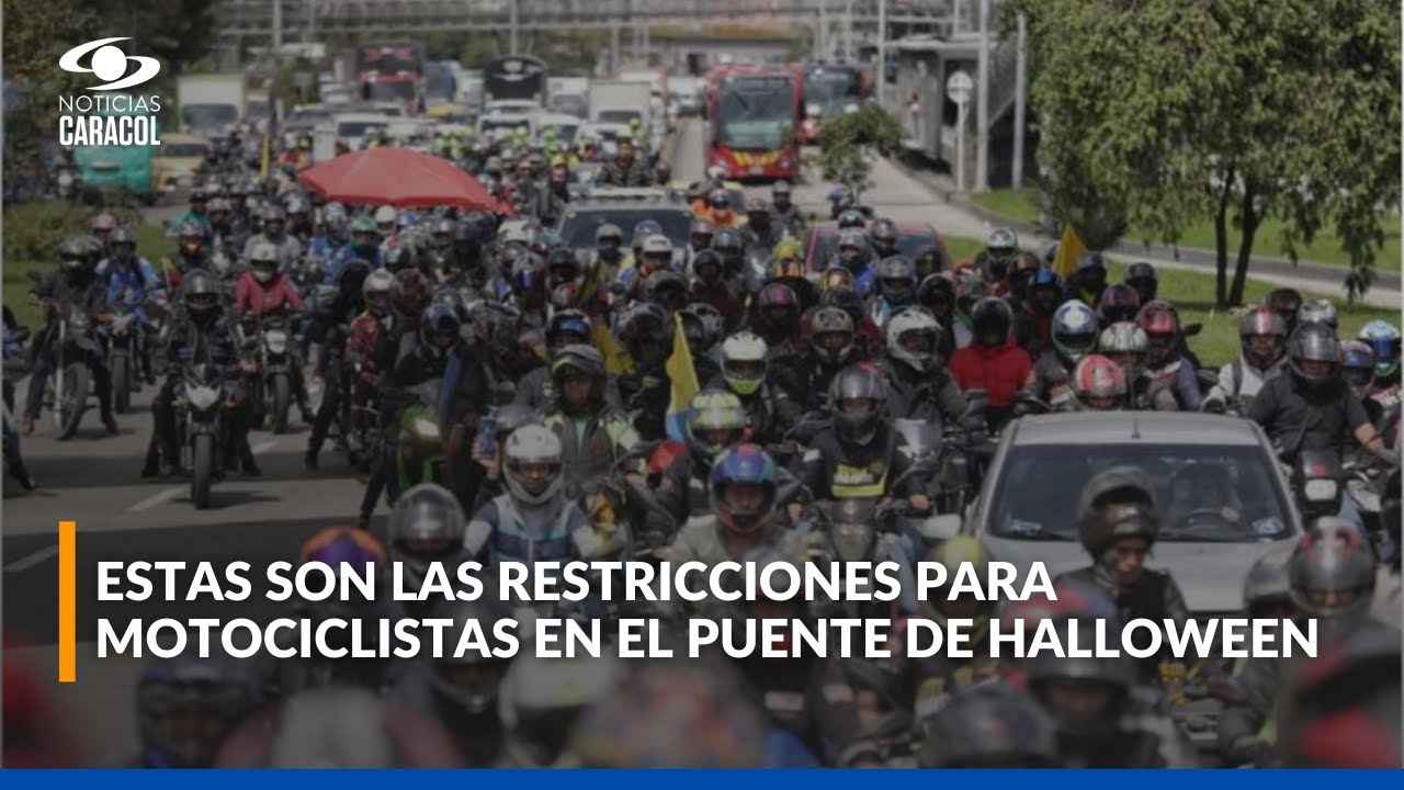 Motociclistas protestan por restricciones durante el puente de Halloween: horarios, vías y sanciones