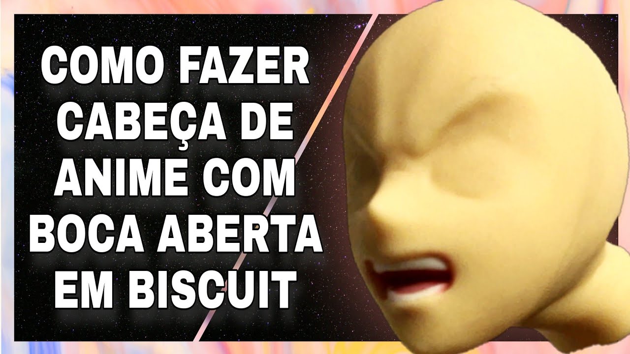 COMO FAZER CABEÇA DE ANIME |  ESCULTURA | BISCUIT / - Sculpting head